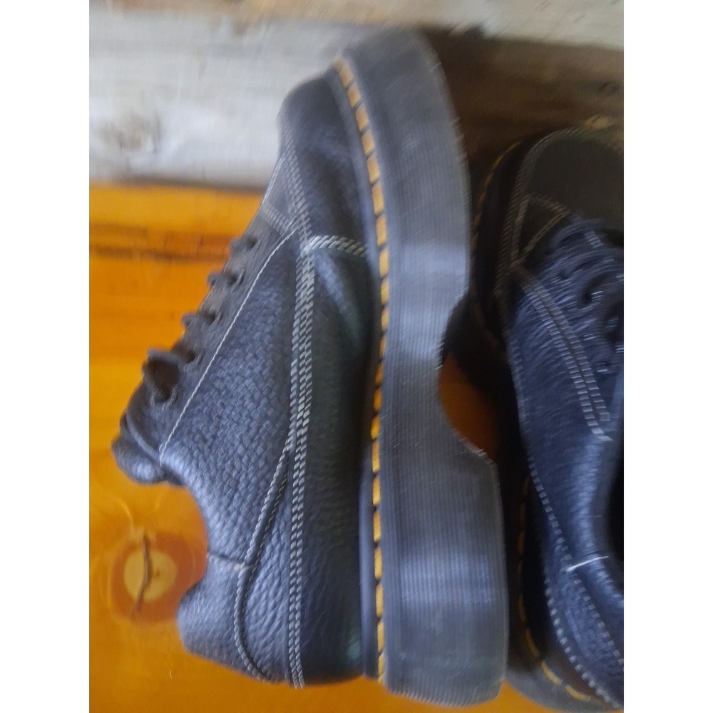 DR. MARTENS - Women Buzz 5-Eye Milled Napa Leather Shoes Size 7 - Picture 3 of 10